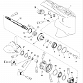 Gear Housing Propeller Shaft - Standard Rotation