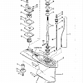 Gear Housing (Driveshaft)(Standard/counter Rotation)