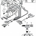Component parts of remote control assy. (electrical parts)