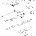 Big Tiller Handle Kit Components 40-60 Efi 4-Stroke, Manual