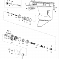 Gear Housing Propeller Shaft - 1.83:1 Gear Ratio