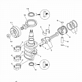 Коленчатый вал & Поршень