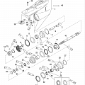 Gear Housing Propeller Shaft - Counter Rotation